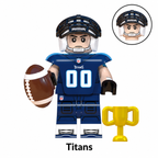 NFL - Klemmbaustein Figuren