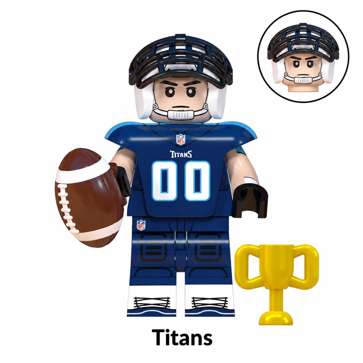 NFL - Klemmbaustein Figuren