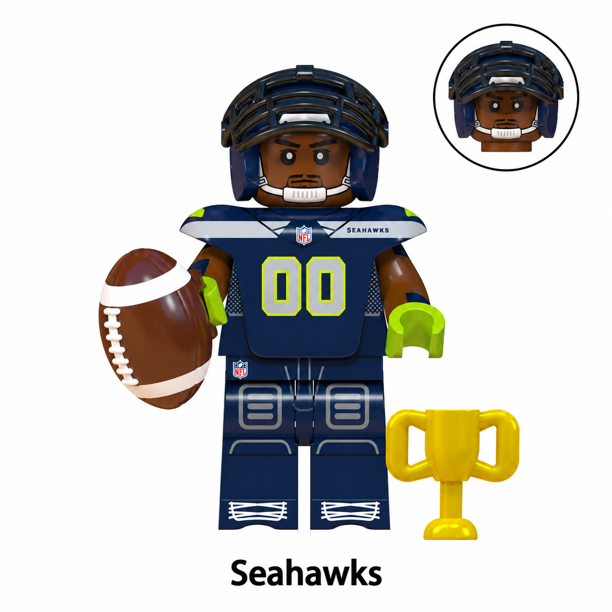 NFL - Klemmbaustein Figuren