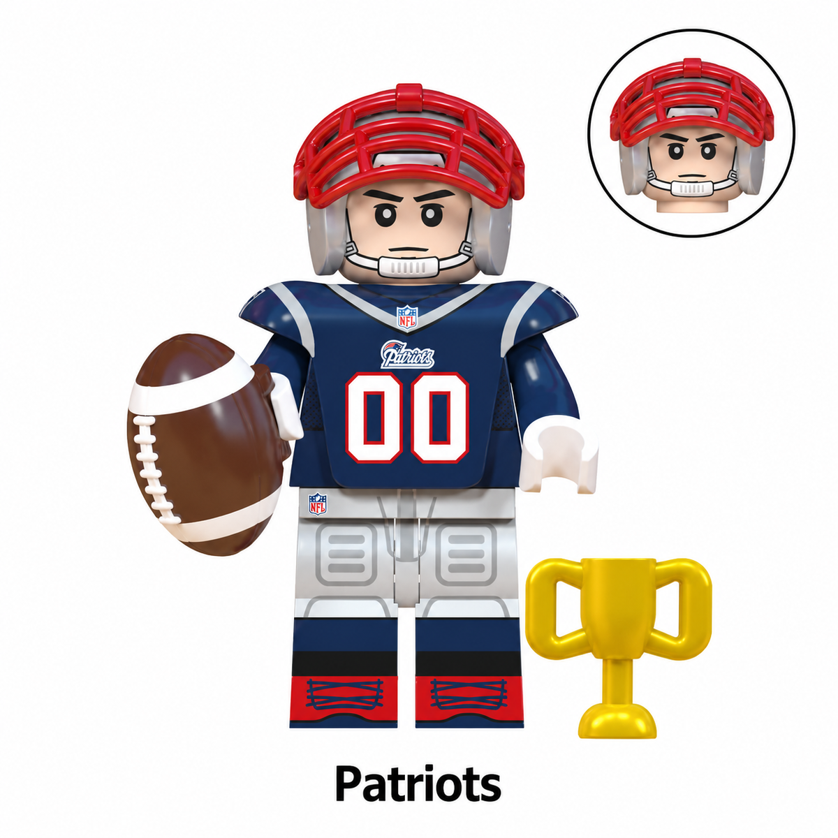 NFL - Klemmbaustein Figuren