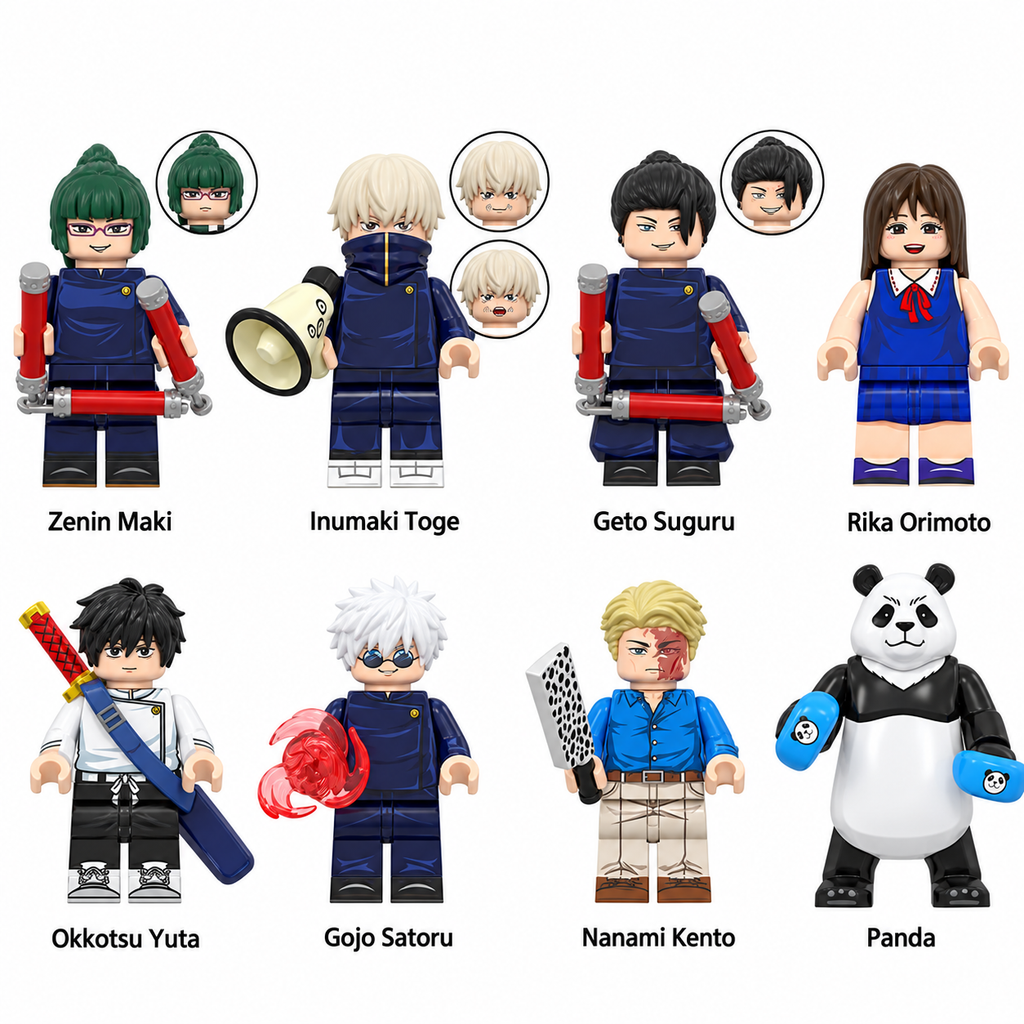 Jujutsu Kaisen - Klemmbaustein Figuren