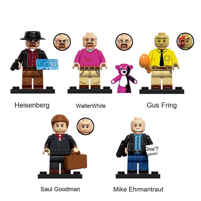 Breaking Bad – Minifiguren JS1001–JS1005 – Gesamtbild