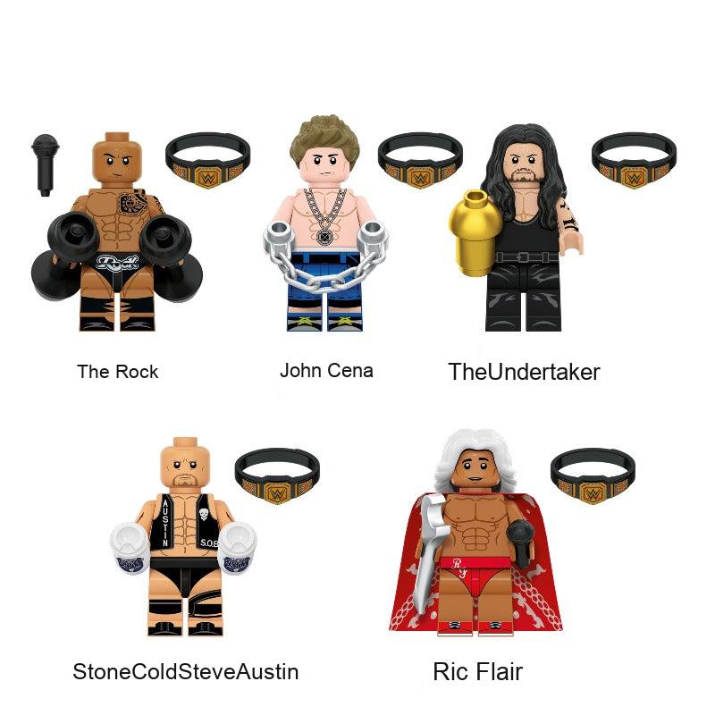 WWE – Minifiguren MB1020–MB1024 – Gesamtset – 5 Figuren