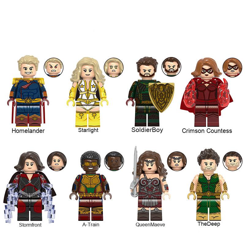The Boys – Minifiguren X0337 – Gesamtset – 8 Figuren