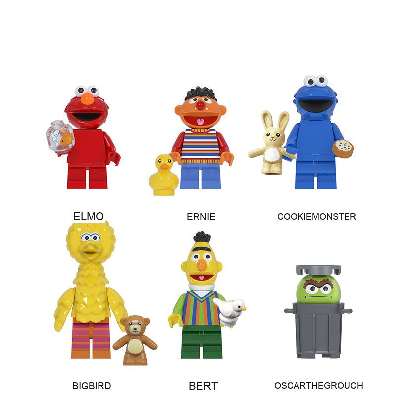 Sesamstraße – Minifiguren LG0017–LG0022