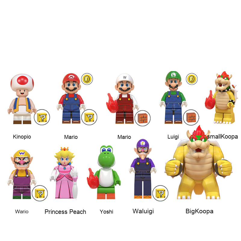 Super Mario WM6103 – alle Figuren