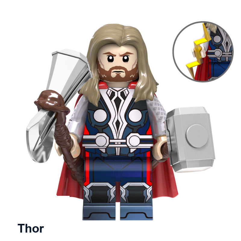 Thor 1 Klemmbaustein Figur