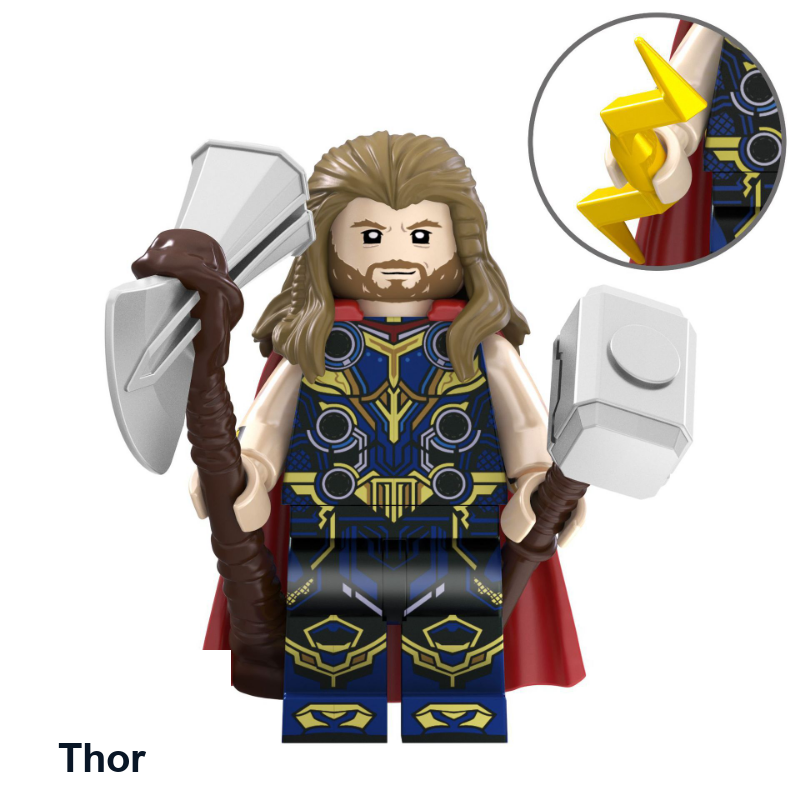 Thor 2 Klemmbaustein Figur
