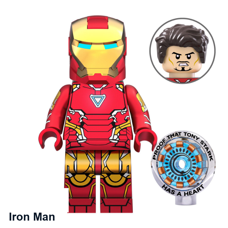 Iron Man Klemmbaustein Figur