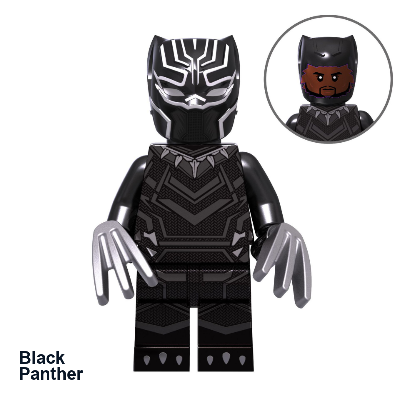 Black Panther Klemmbaustein Figur